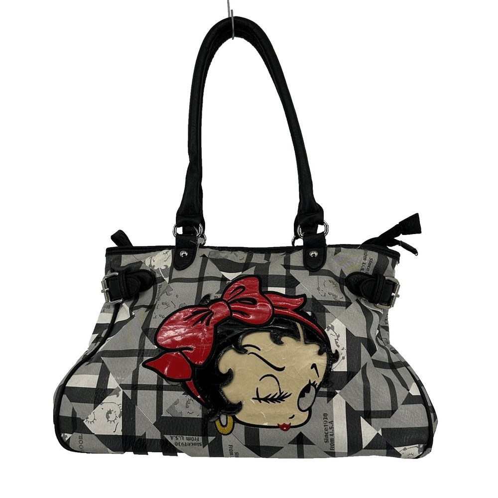 Betty Boop Satchel Handbag Faux Leather Vintage Style Purse
